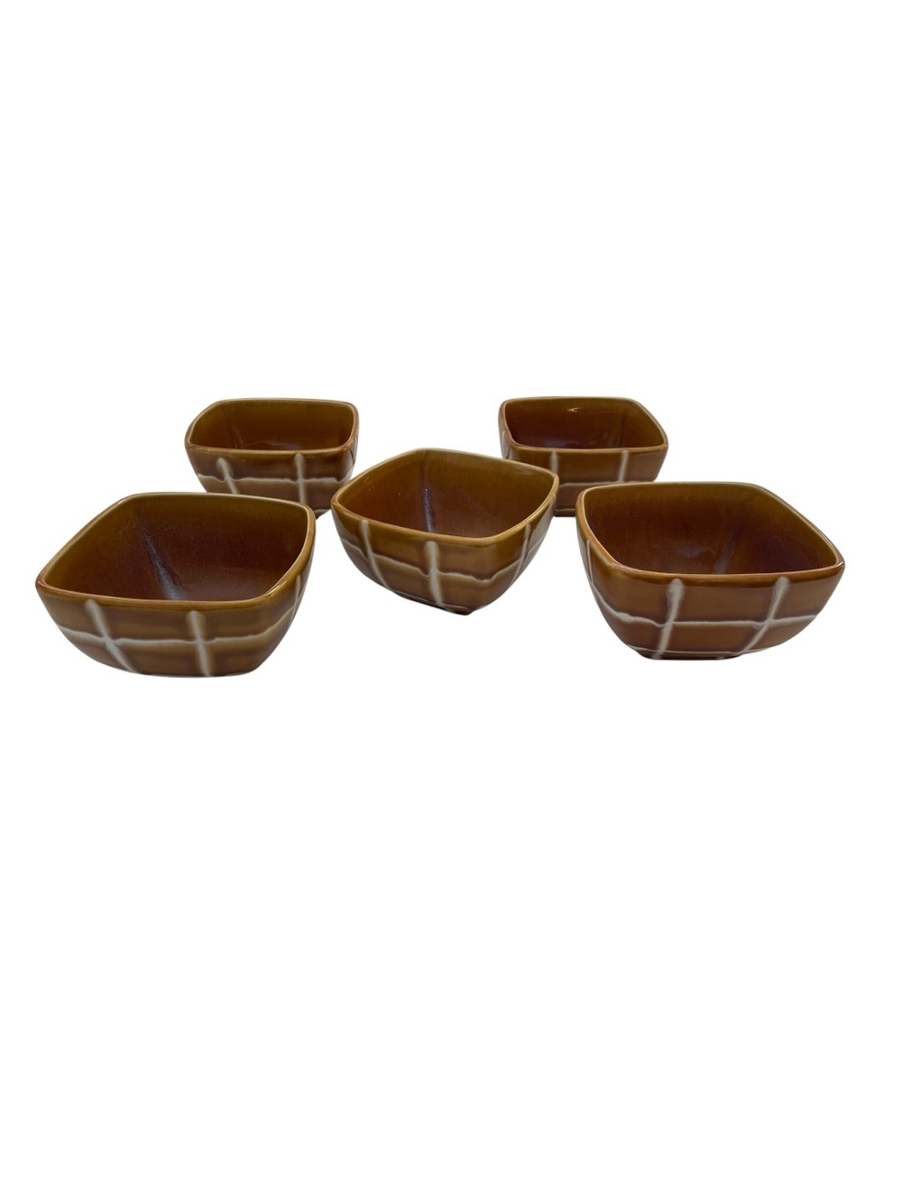 Style Eyes by Baum Bros Retro Collection Stoneware Cereal/Soup Bowl Set of 5